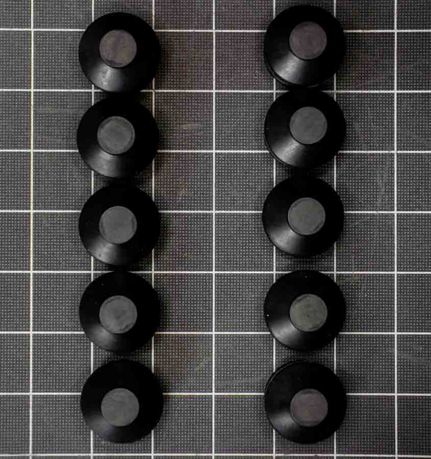 87404533 PB BUTTON COVER (SET OF 10)
